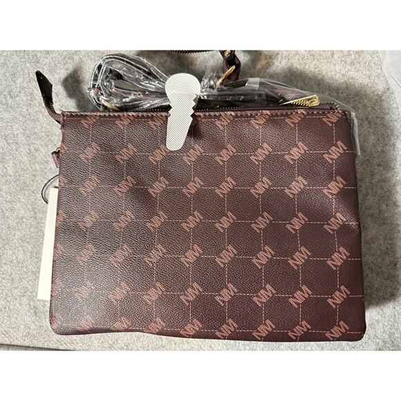 New Nicole Miller Brown Handbag - Picture 5 of 8